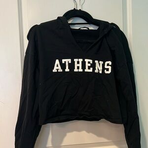 Athens cropped hoodie